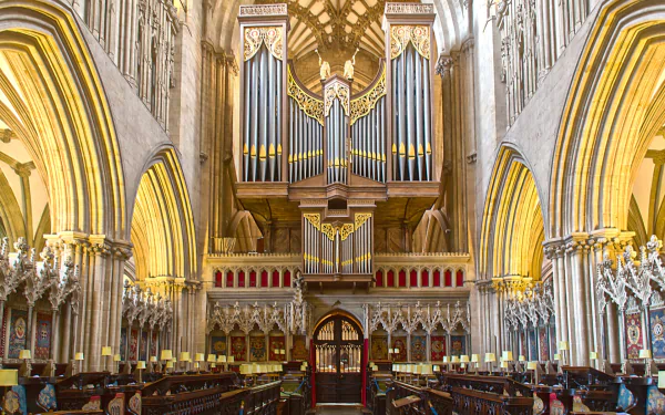 religious Wells Cathedral HD Desktop Wallpaper | Background Image
