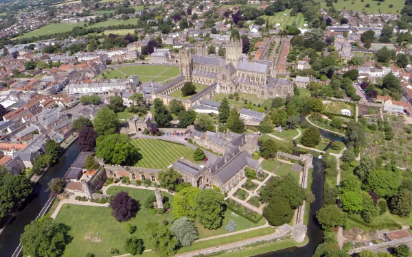 religious Wells Cathedral HD Desktop Wallpaper | Background Image