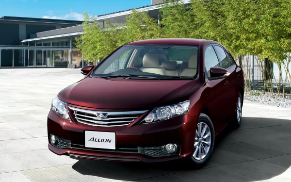 crimson vehicle toyota allion HD Desktop Wallpaper | Background Image