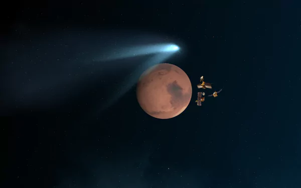 Sci Fi Mars HD Desktop Wallpaper | Background Image