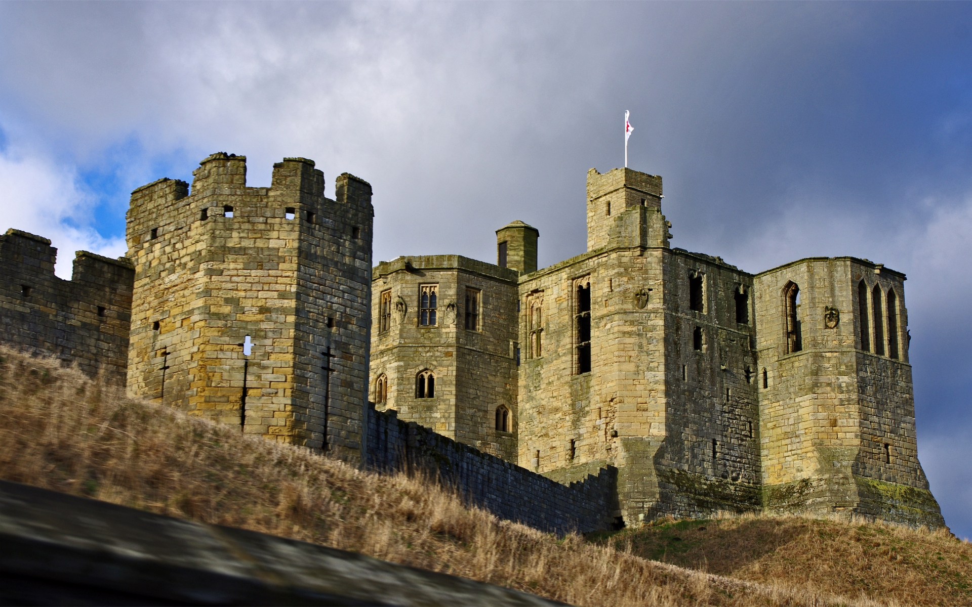 Man Made Warkworth Castle HD Wallpaper | Background Image