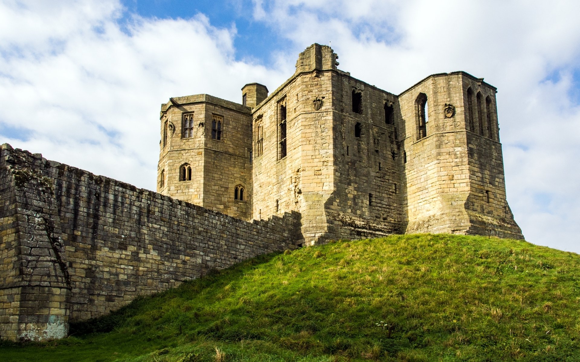 Download Man Made Warkworth Castle HD Wallpaper