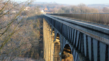 man made Pontcysyllte Aqueduct HD Desktop Wallpaper | Background Image