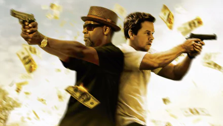 Mark Wahlberg Michael 'Stig' Stigman Denzel Washington Robert 'Bobby' Trench movie 2 Guns HD Desktop Wallpaper | Background Image
