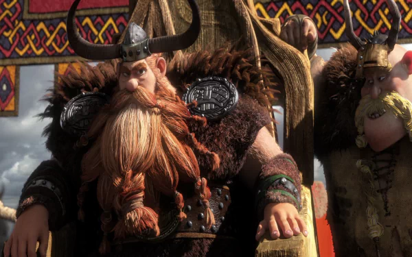 Gobber (How to Train Your Dragon) Stoick (How to Train Your Dragon) movie How to Train Your Dragon 2 HD Desktop Wallpaper | Background Image