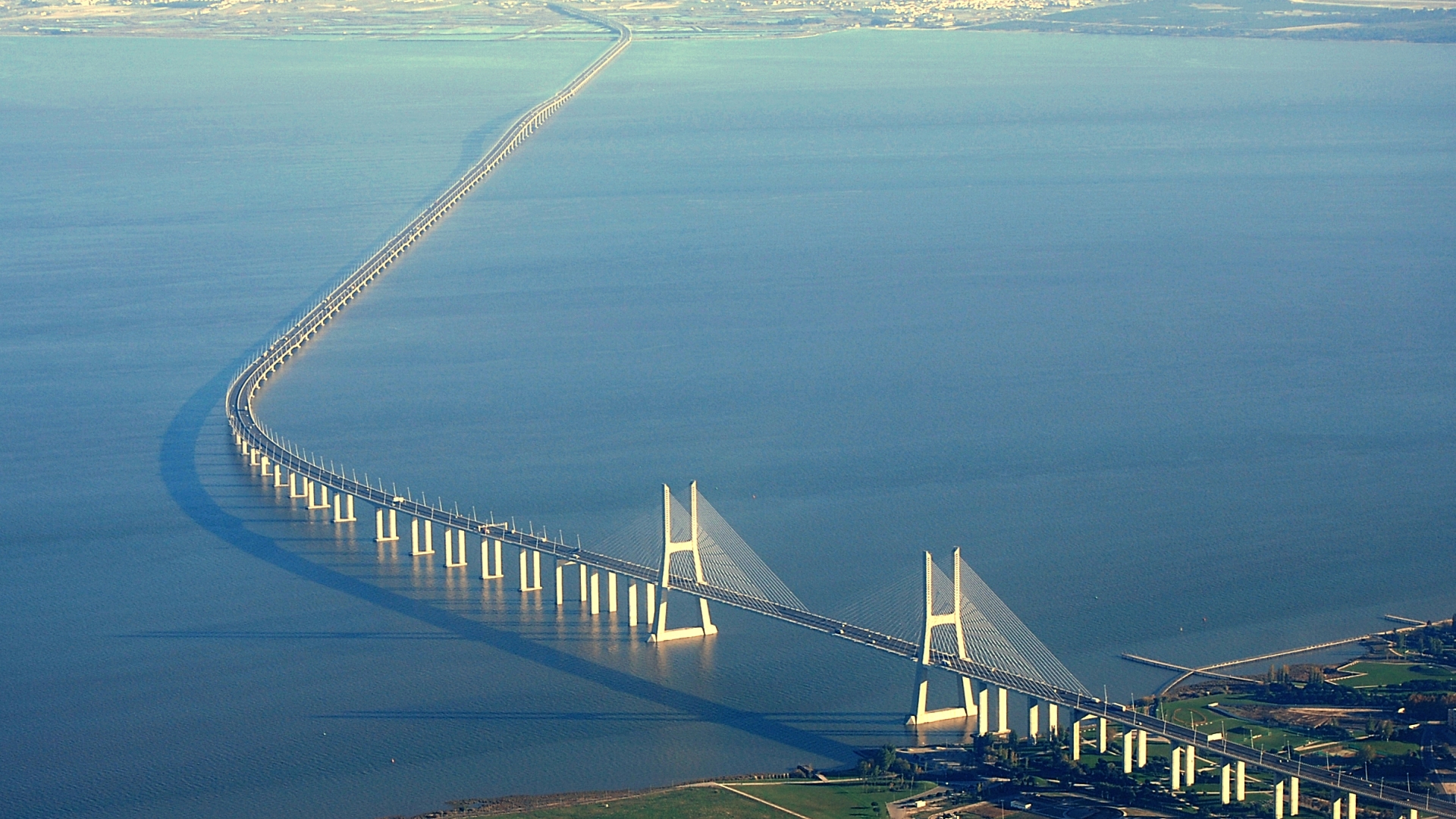 Man Made Vasco da Gama Bridge HD Wallpaper