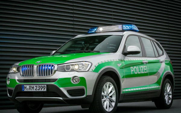 police vehicle BMW X3 HD Desktop Wallpaper | Background Image