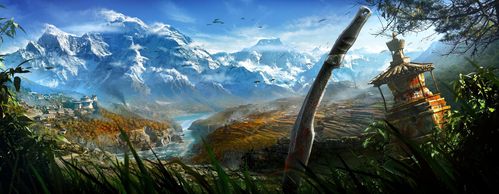 Far Cry 4 Himalayan 2K Quad HD Wallpaper 5000x1950 Wallpaper Abyss — free download