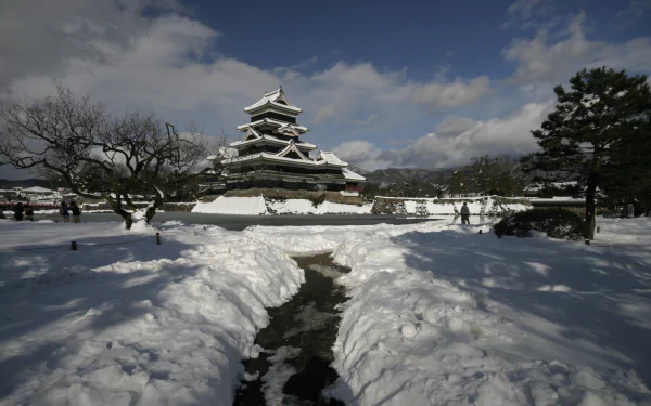 man made matsumoto castle HD Desktop Wallpaper | Background Image