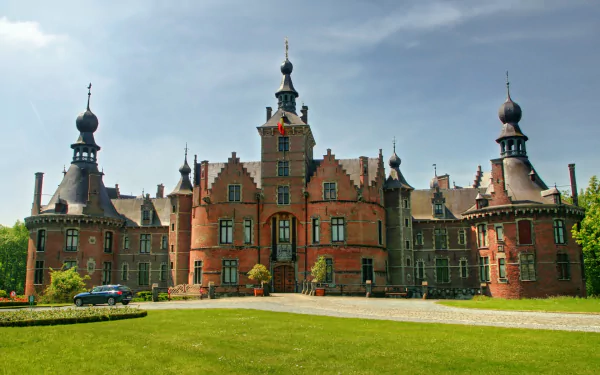 man made Ooidonk Castle HD Desktop Wallpaper | Background Image