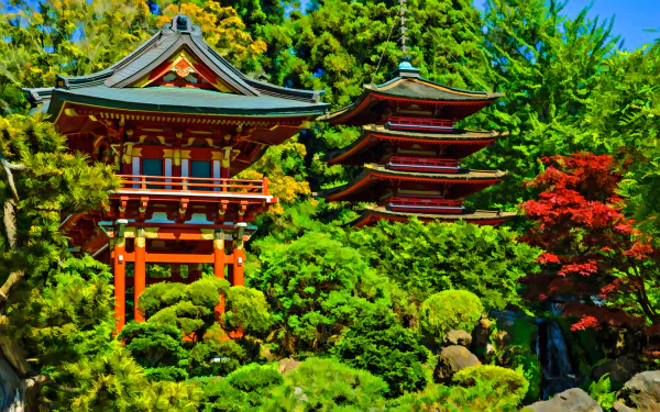 man made Golden Gate Park HD Desktop Wallpaper | Background Image