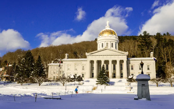 man made Vermont State House HD Desktop Wallpaper | Background Image