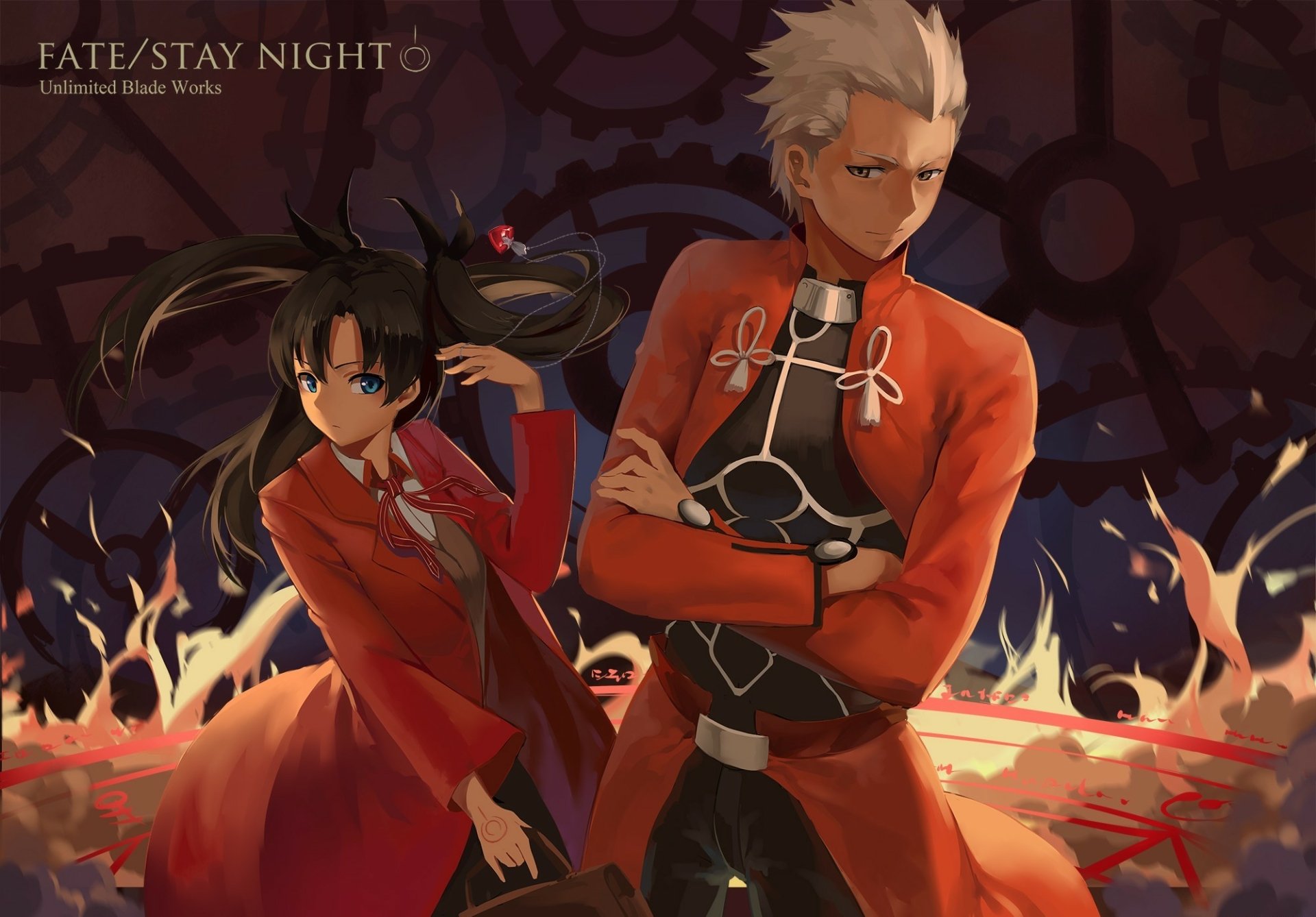 Download Archer (Fate/Stay Night) Rin Tohsaka Anime Fate/Stay Night HD ...