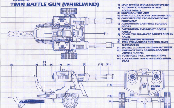  Twin Battle Gun (Whirlwind)