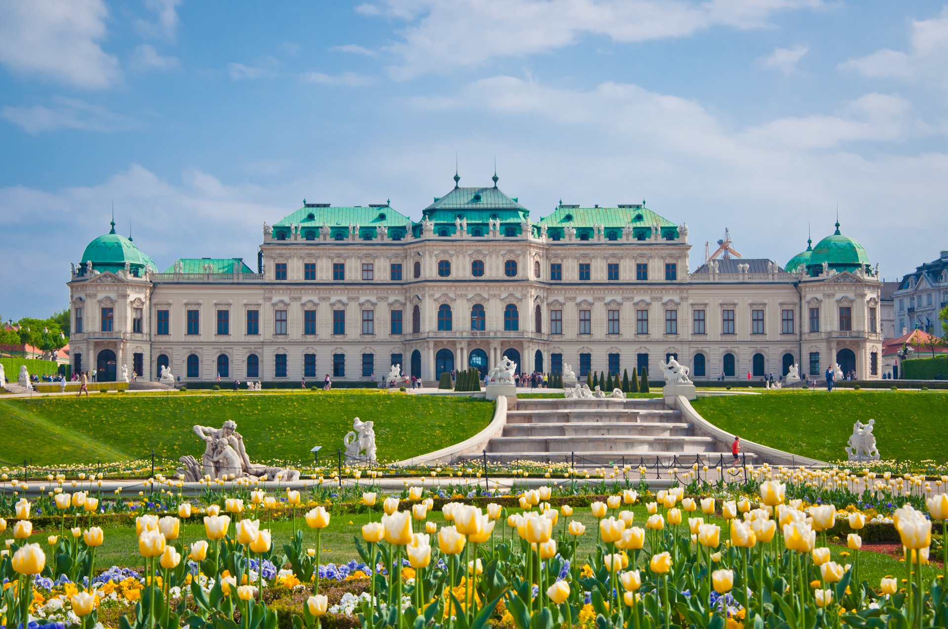Download Man Made Belvedere Palace HD Wallpaper