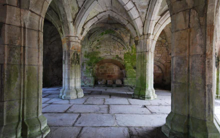 religious Valle Crucis Abbey HD Desktop Wallpaper | Background Image