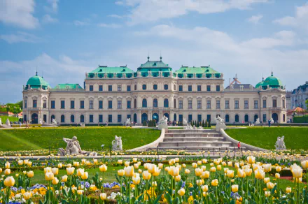 man made Belvedere Palace HD Desktop Wallpaper | Background Image