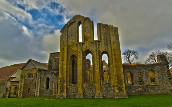 Religious Valle Crucis Abbey HD Wallpaper | Background Image
