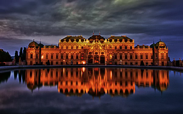 man made Belvedere Palace HD Desktop Wallpaper | Background Image