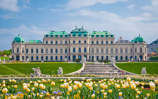 man made Belvedere Palace HD Desktop Wallpaper | Background Image