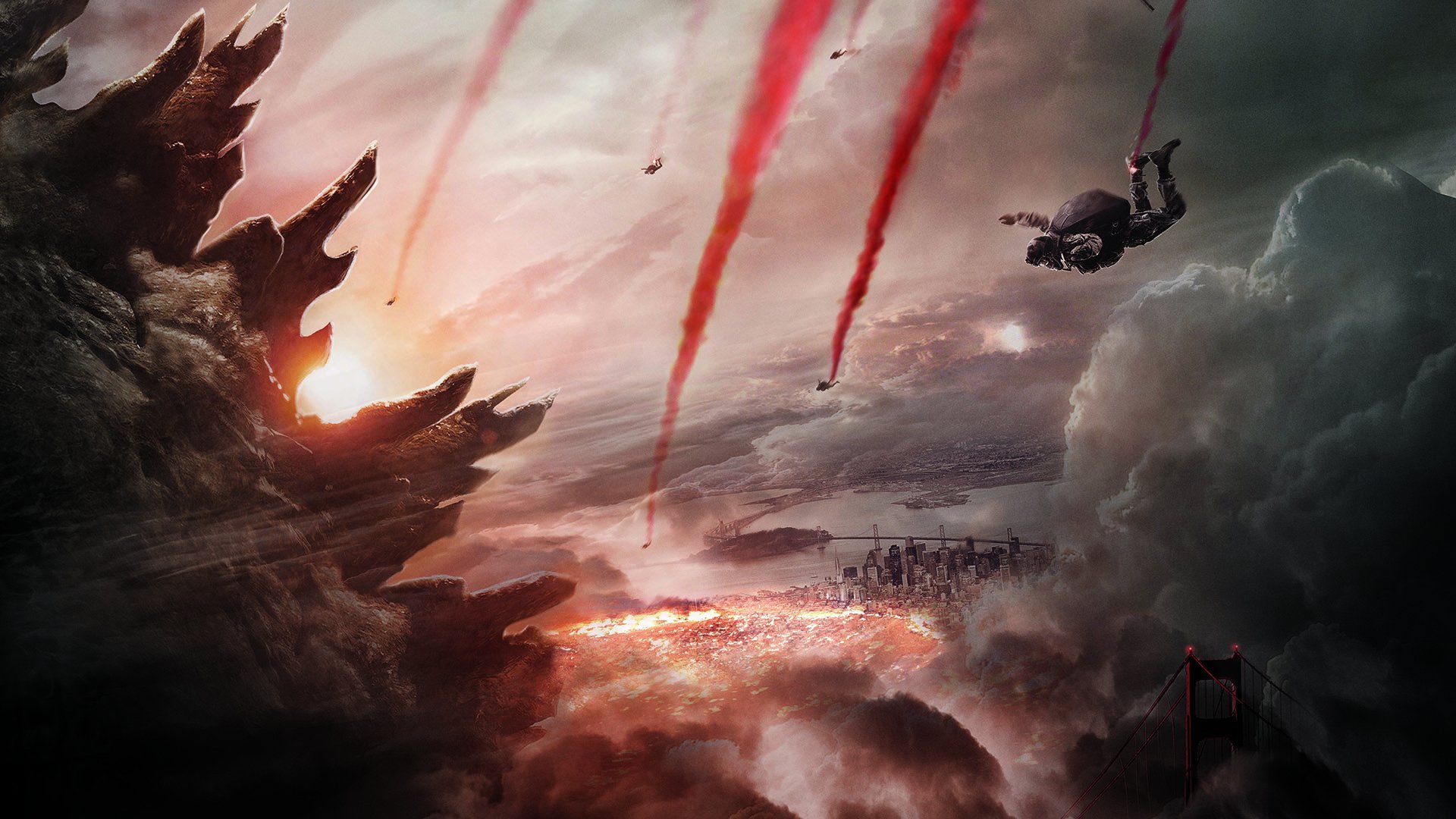 Download Movie Godzilla (2014) HD Wallpaper