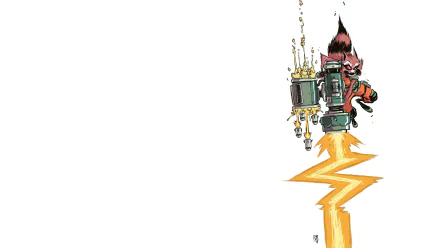 Comic Rocket Raccoon HD Desktop Wallpaper | Background Image