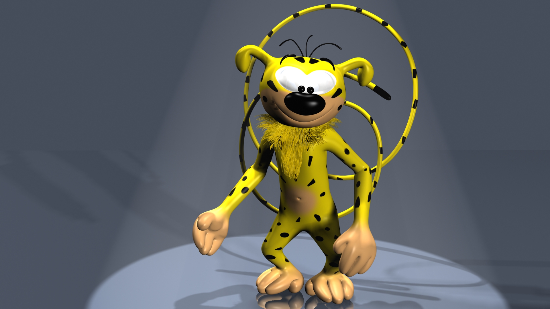 Download 3D Cartoon Comic Marsupilami HD Wallpaper