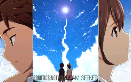 Kaito Yashio Akiho Senomiya Anime Robotics;Notes HD Desktop Wallpaper | Background Image