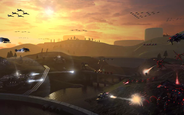 video game Supreme Commander 2 HD Desktop Wallpaper | Background Image