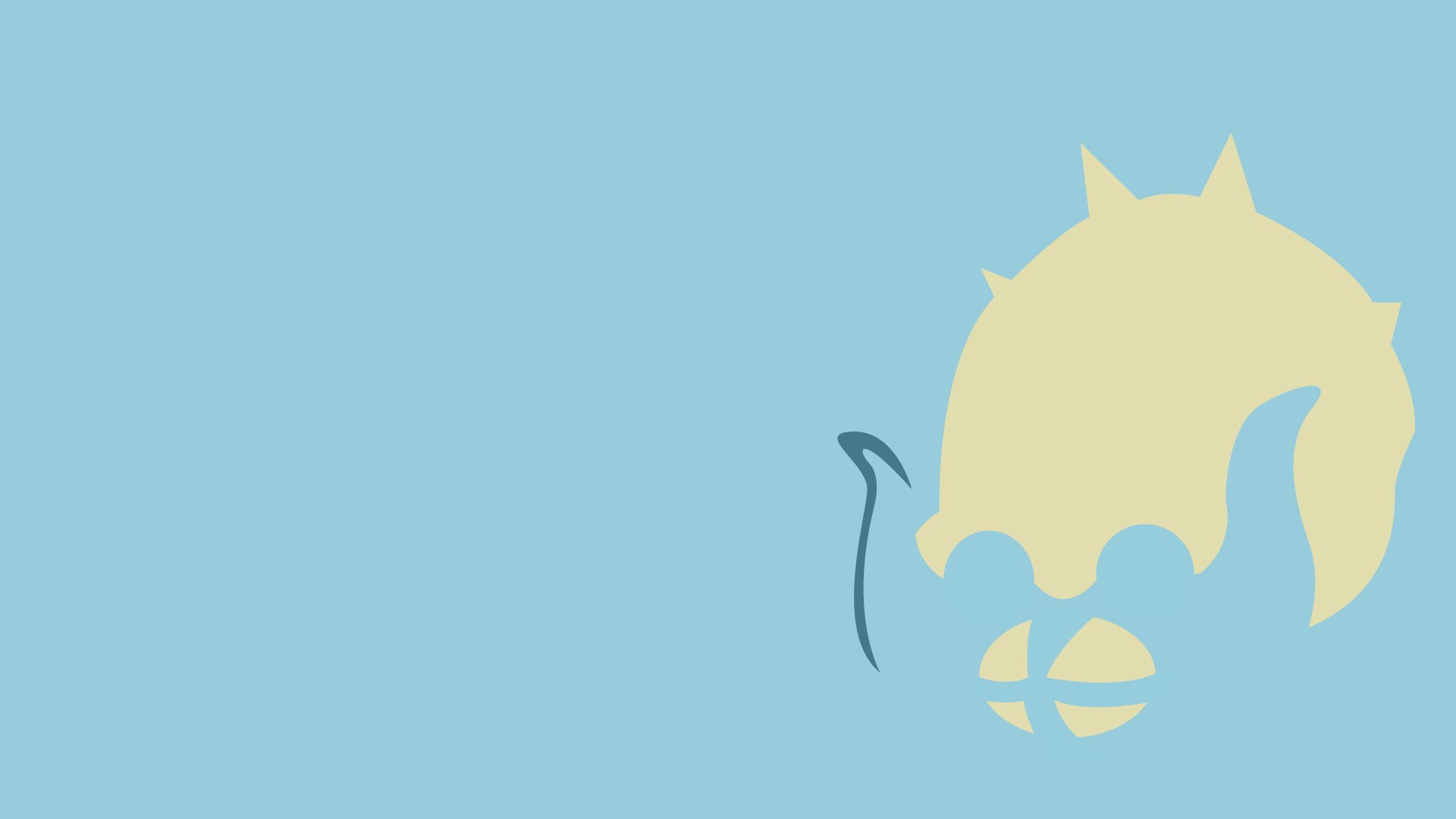 Download Minimalist Omastar (Pokémon) Video Game Pokemon Minimalist Gaming HD Wallpaper