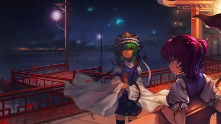 Eiki Shiki Komachi Onozuka Anime Touhou HD Desktop Wallpaper | Background Image