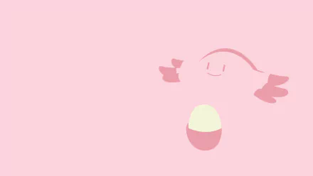 minimalist Chansey (Pokémon) video game Pokemon Minimalist Gaming HD Desktop Wallpaper | Background Image