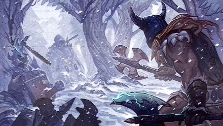 Olaf (League Of Legends) video game League Of Legends HD Desktop Wallpaper | Background Image