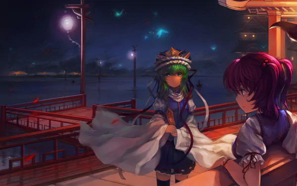 Eiki Shiki Komachi Onozuka Anime Touhou HD Desktop Wallpaper | Background Image