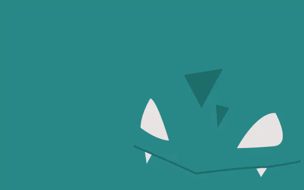 minimalist Ivysaur (Pokémon) video game Pokemon Minimalist Gaming HD Desktop Wallpaper | Background Image