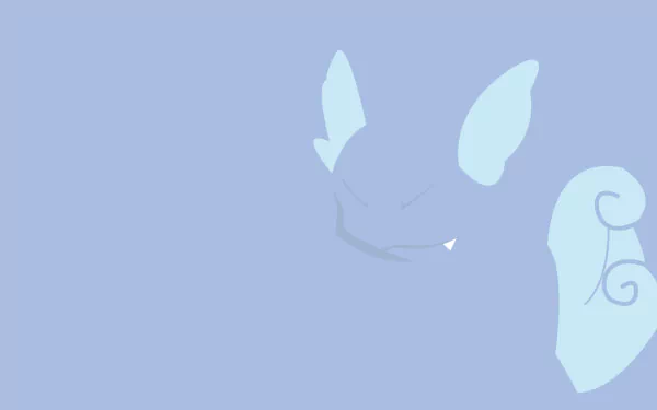 minimalist Wartortle (Pokémon) video game Pokemon Minimalist Gaming HD Desktop Wallpaper | Background Image