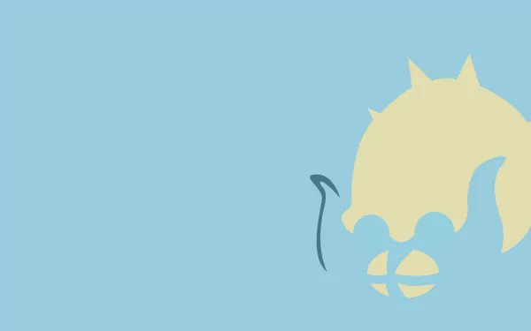 minimalist Omastar (Pokémon) video game Pokemon Minimalist Gaming HD Desktop Wallpaper | Background Image