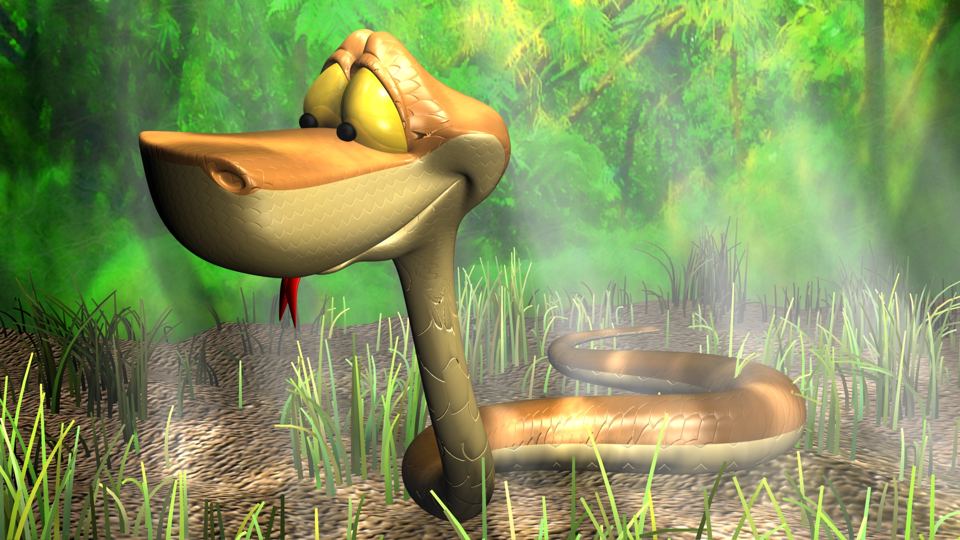 snake wala cartoon