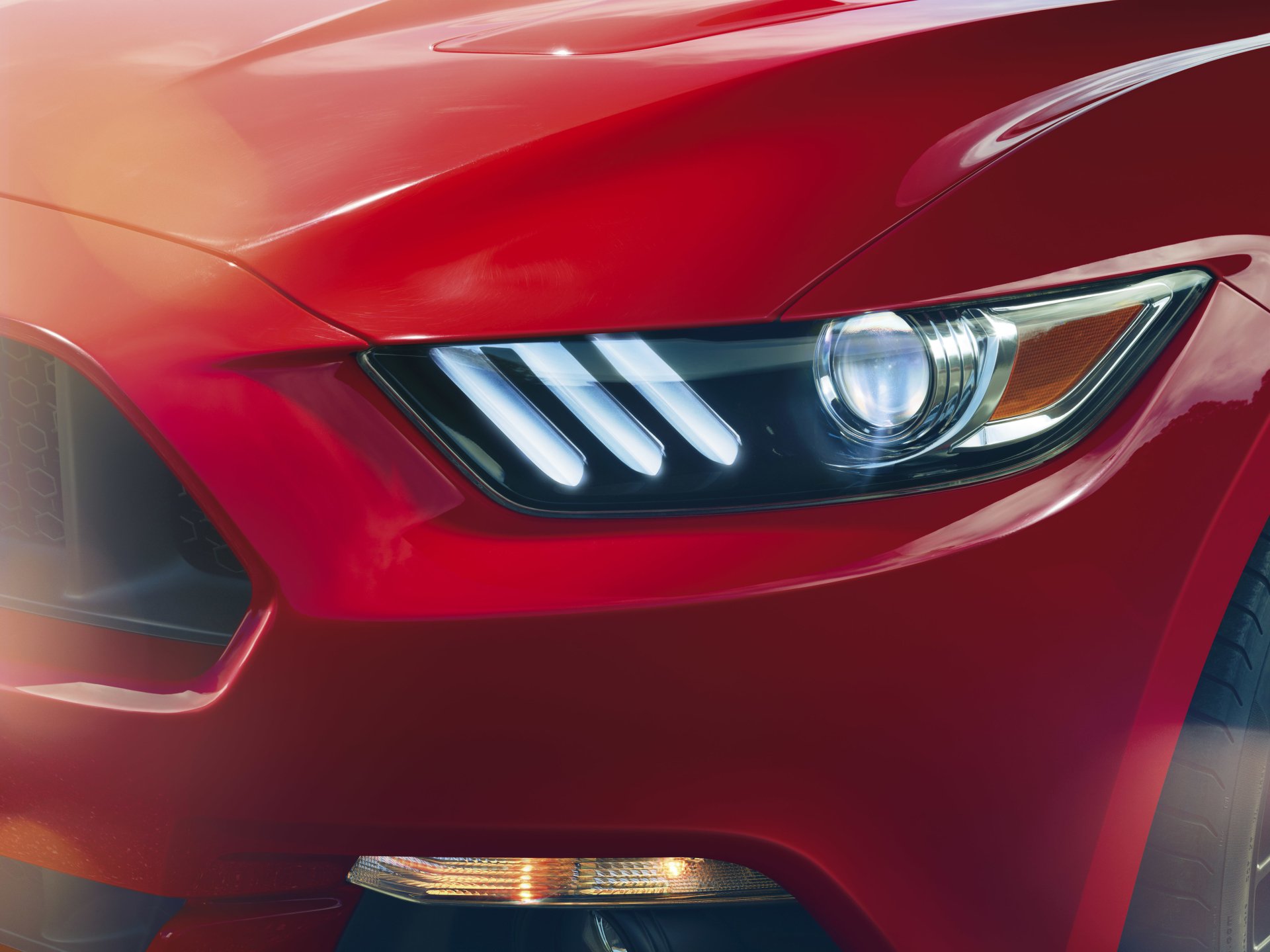 Download Vehicle 2015 Ford Mustang 4k Ultra HD Wallpaper