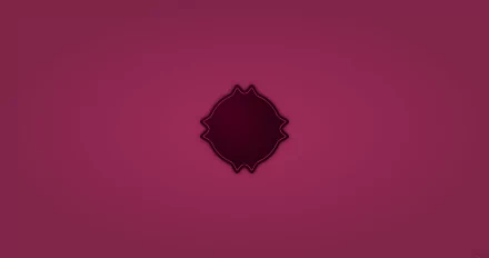 Abstract pink design with a dark, ornate central shape on a smooth gradient background, crafted as a 4K Ultra HD PC desktop wallpaper and background.