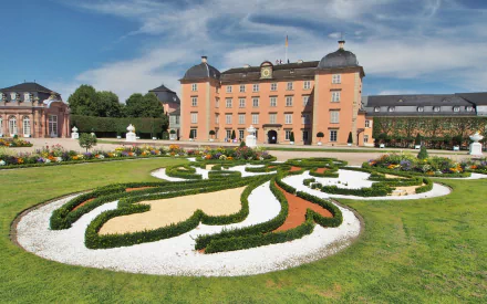 man made Schwetzingen Palace HD Desktop Wallpaper | Background Image