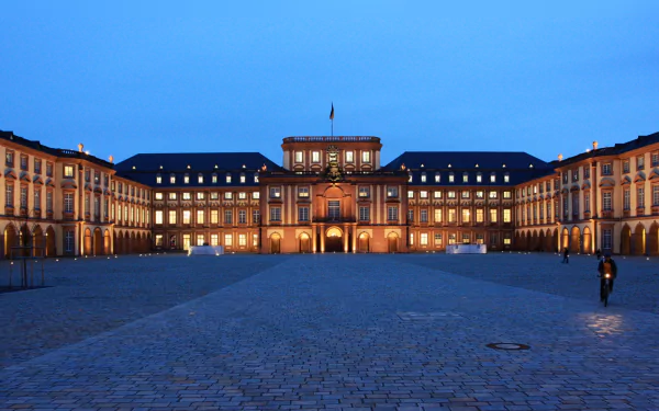 man made Mannheim Palace HD Desktop Wallpaper | Background Image