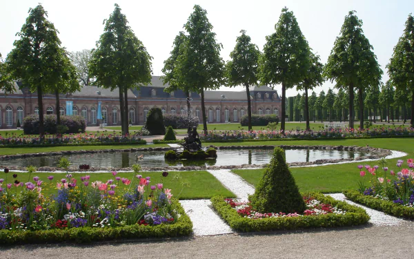 man made Schwetzingen Palace HD Desktop Wallpaper | Background Image