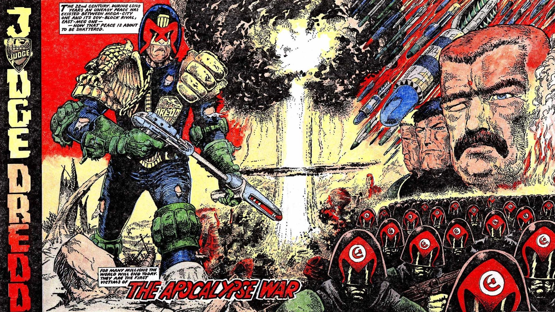 Download Comic Judge Dredd HD Wallpaper