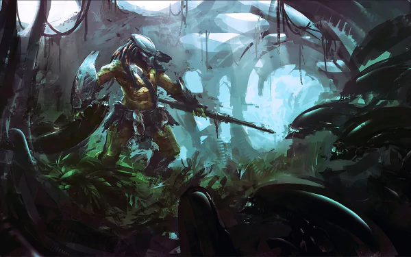 Sci Fi Alien vs. Predator HD Desktop Wallpaper | Background Image
