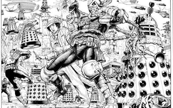 Judge Dredd Comic 2000 AD HD Desktop Wallpaper | Background Image