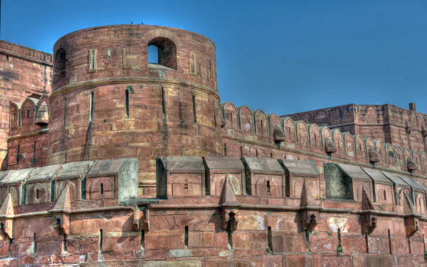 man made Agra Fort HD Desktop Wallpaper | Background Image