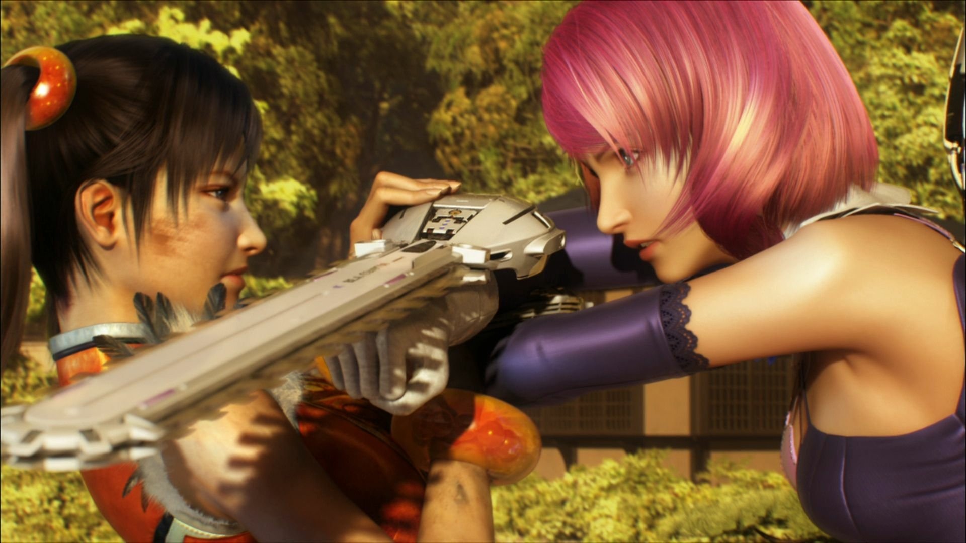 Download Weapon Bracelet Glove Close-up Alisa Bosconovitch Ling Xiaoyu Anime Tekken: Blood Vengeance HD Wallpaper