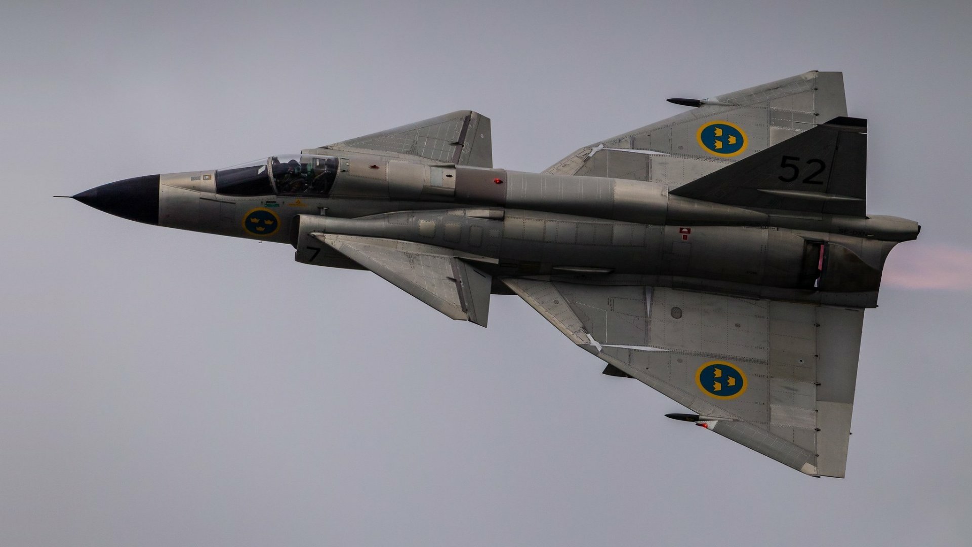 Saab 37 Viggen Full HD Wallpaper and Background Image | 1920x1080 | ID ...