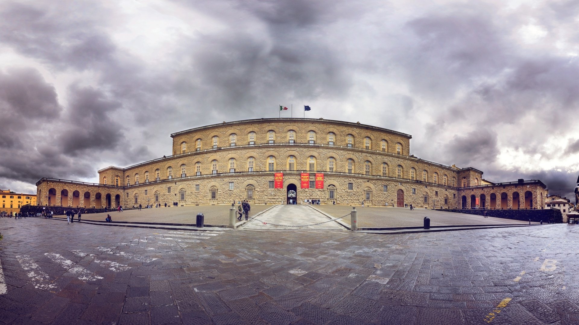 Download Man Made Palazzo Pitti HD Wallpaper